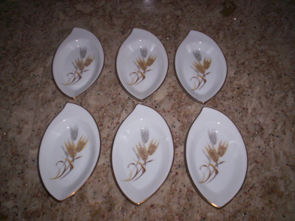 Vintage MCM Noritake China Wheaton Pattern ASHTRAYS/BONE DISH