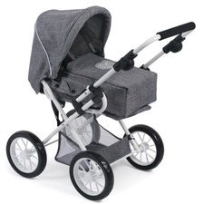 Bayer Chic 2000 Kombi-Puppenwagen Leni Jeans grey