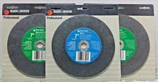 Vintage Black & Decker Lot Professional 7" Metal Masonry/Tile Abrasive Saw Blade