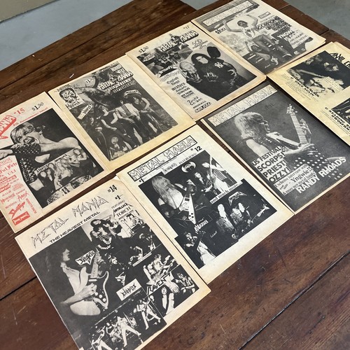 Metal Mania Heavy Metal Fanzine Magazine Metallica Venom Motörhead Lot