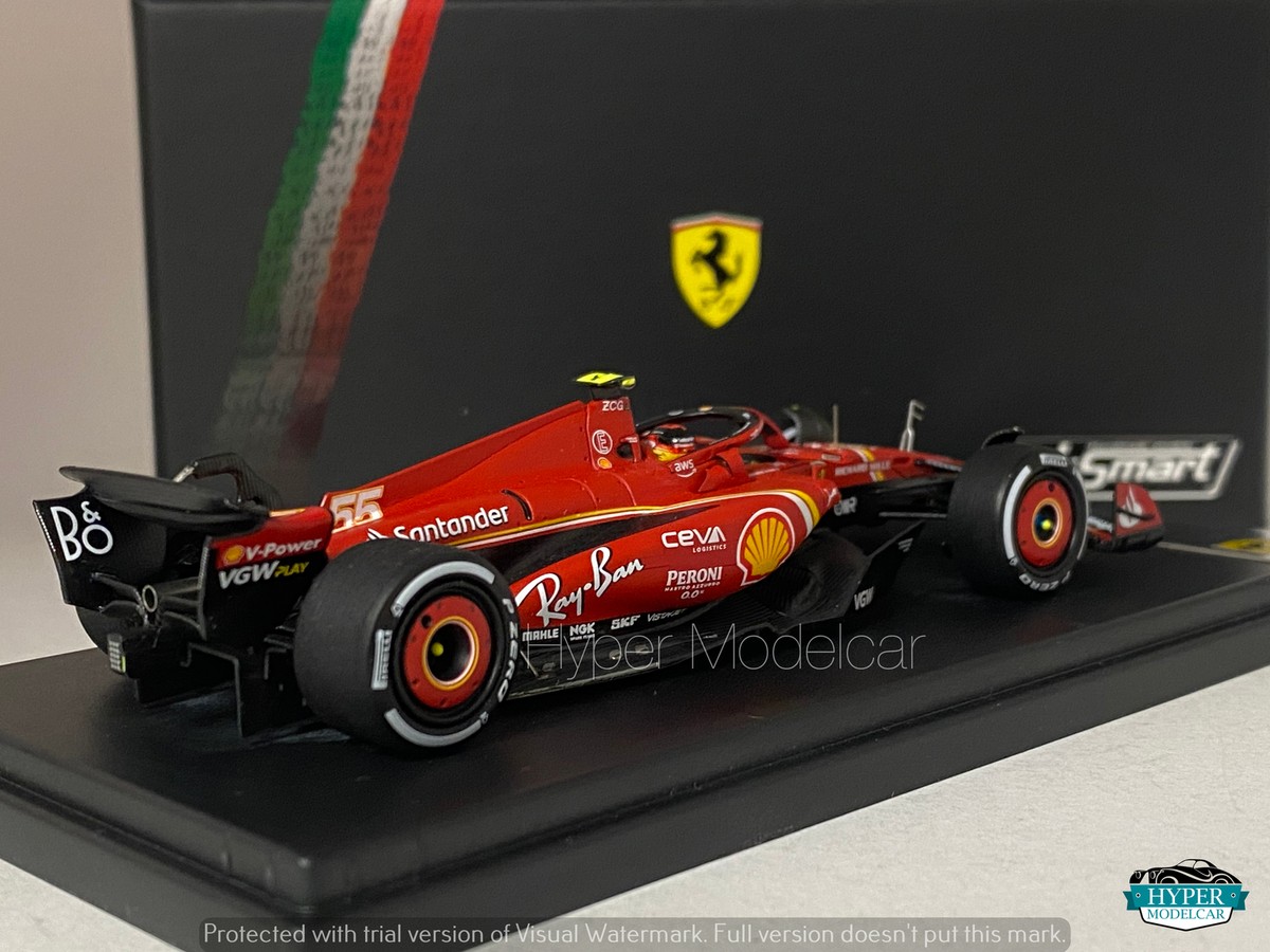 LOOKSMART 1/43 - FERRARI SF-24 - 3RD BAHRAIN GP 2024 (C