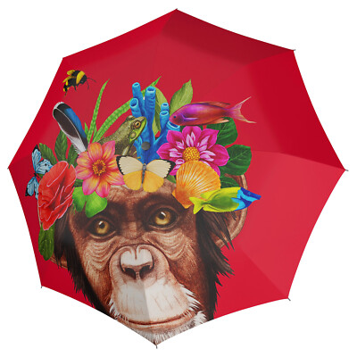 Doppler Modern Art Magic Flower Monkey Regenschirm Schirm Automatik 74615726