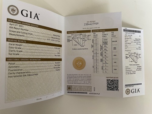 Diamant 0.30 Carat - GIA Zertifikat VVS1 - Bild 4 von 7