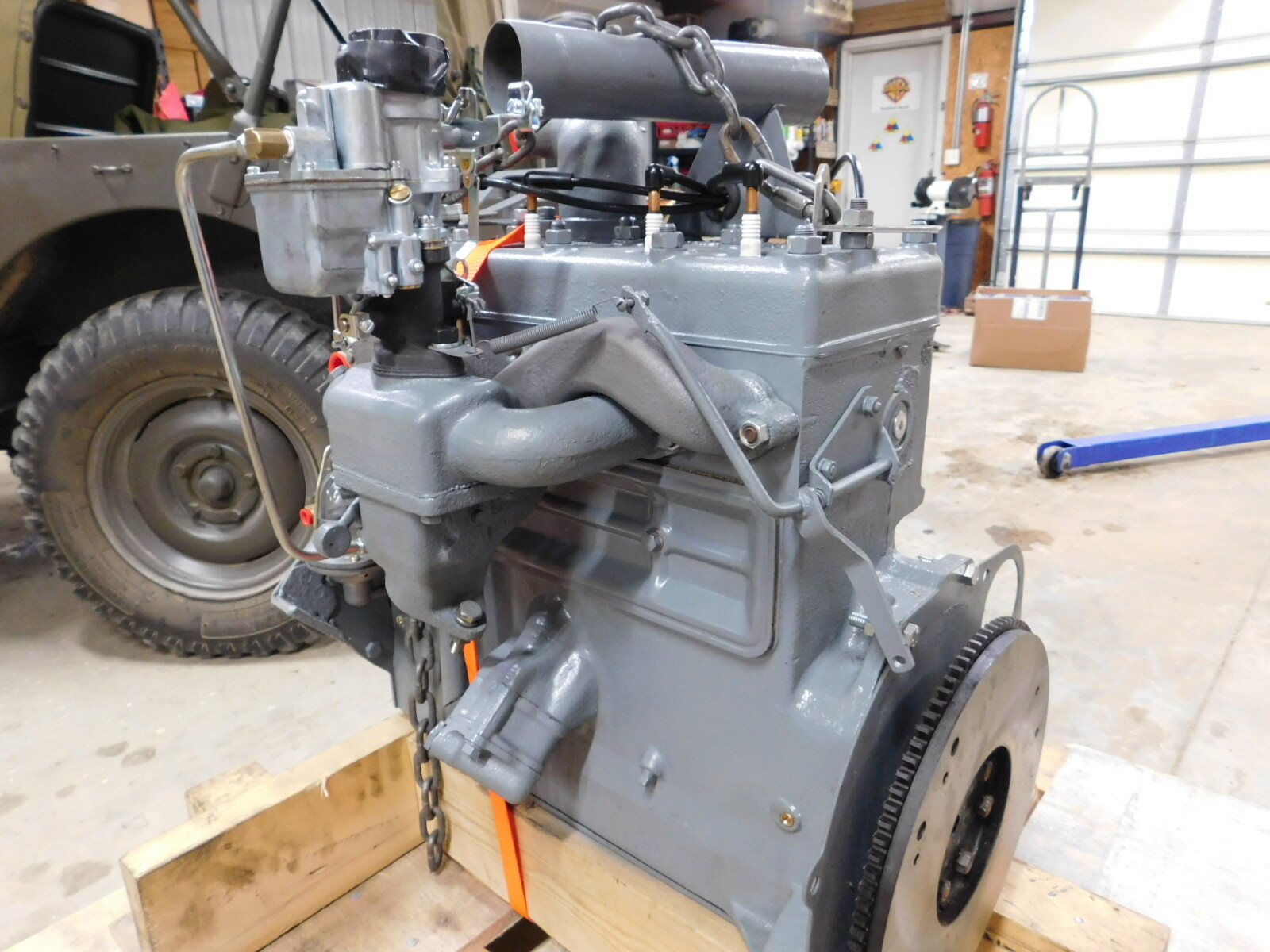 Willys L134 Flathead Exhaust Manifold Stud Kit. CJ2A, MB, CJ3A, M38