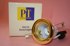 BULK GU10 MAINS 240V BRASS DOWN LIGHT FITTING SUPERIOR QUALITY CHEAP !     afp1