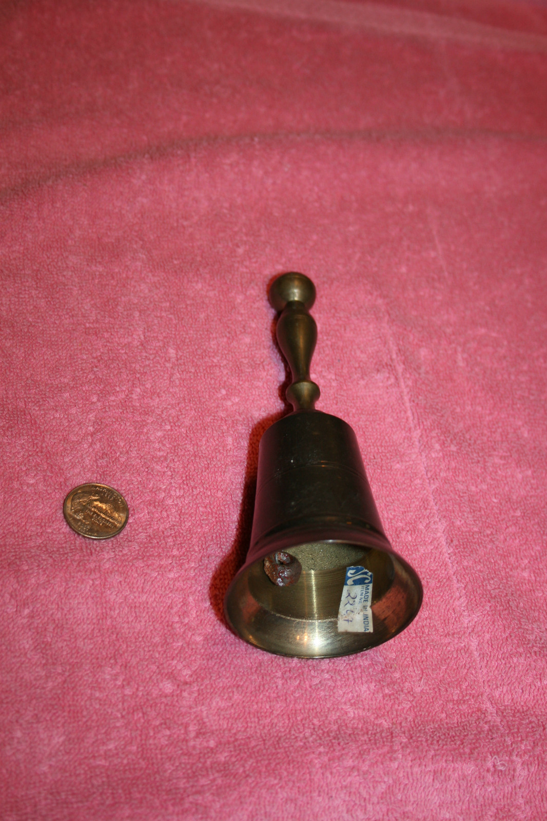 Vintage SC made in India Solid Brass Bell eBay