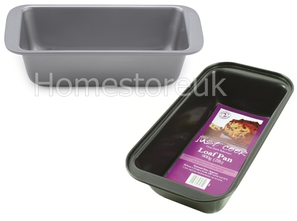 1LB/2LB LOAF TIN CAKE PAN OVEN BAKEWARE METAL/NON STICK COATED