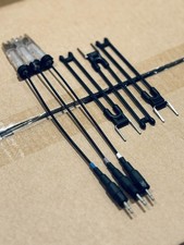 Delkim Slimlite Indicator Set Illuminating Hanger, Blue White Purple Bobbins X3