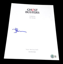 IVAN REITMAN SIGNED AUTOGAPH MOVIE SCRIPT GHOSTBUSTERS BECKETT BAS COA MURRAY