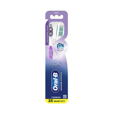 Oral-B Advanced Whitening Toothbrush, 2 Ct 4 Pack 