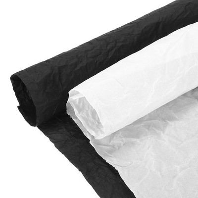 Flower Wrapping Paper, Gift Wrapping Paper (White,Black, 23.6x23.6'', 20Pcs)