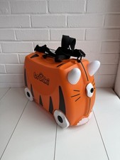 Tiger Trunki Kids ride on suitcase with strap and key