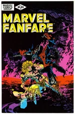 Marvel Fanfare (1st Series) #2 NM- Michael Golden Cover Chris Claremont Story