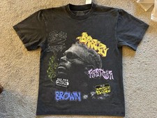 Chris Brown R B Tour w/Usher - Official Merch 2026 T-Shirt - Size S