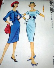 Rare VTG 1950s DRESS  JACKET McCALLS Sewing Pattern 12/32 Uncut