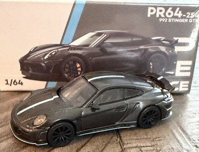 Pop Race PR64-254 992 Stinger GTR Porsche Active Carbon Blue