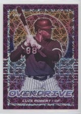 2021 Panini Chronicles Overdrive Purple Velocity Prizm Luis Robert #15 00gy