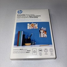 HP Everyday Photo Paper. 100 4x6", Glossy New Sealed