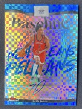 Herb Jones 2025-26 Topps Finest Baseline Blue X-Fractor Auto /99 #BA-HJ