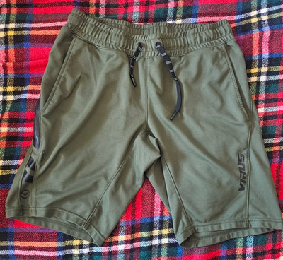 Virus IconX Shorts Mens Medium Athletic Drawstring Pockets Green Training