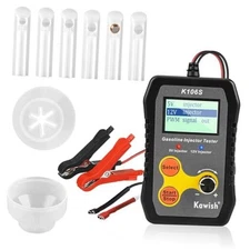 Universal Fuel Injector Tester and Cleaner Tool, DIY Cleaning Tool Gray-106s