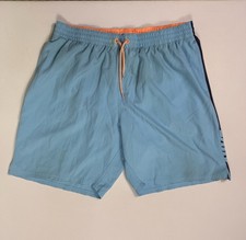 Nike Swim Trunks Men  s 2XL Shorts Mesh Lined Blue Vacation Beach Pool