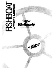 WELLCRAFT FISHBOAT 1996 OWNERS MANUAL REPRINTED COMB BOUND