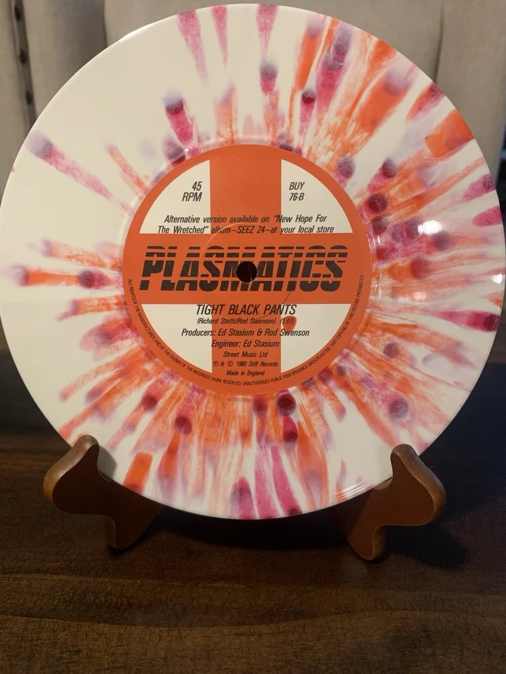 Plasmatics Butcher Baby 45 RPM Splatter Vinyl 1980 Punk SEEZ 24 UK Press VG+ Foto 3 de 4