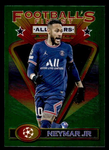 Neymar Jr 2021-22 Topps Finest Flashbacks UEFA Champions League #64 ESE QTY