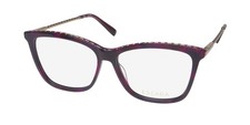 NEW ESCADA VESB21 EYEGLASS FRAME SQUARE 09SC PURPLE 54-13-140 PLASTIC FULL-RIM