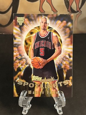 2000-01 Topps Stars Marcus Fizer #148 Spotlights Chicago Bulls