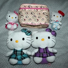 Hello Kitty Bundle / Job Lot TY - Soft Toy Plush Toys 9" & 6" + Bag Sanrio