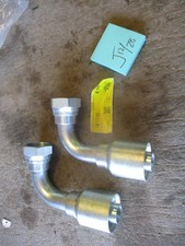2 NOS Hydraulic Fittings KTFJX90-20-20-W  USA-Made
