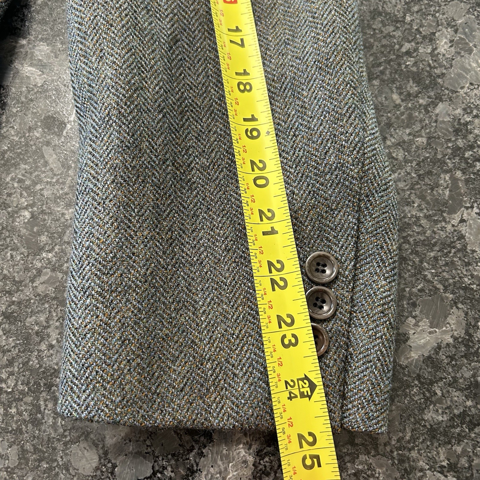 CANALI Proposta Men’s Blazer 44R Herringbone Gray Wool Sport Coat Quiet Luxury