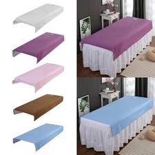 Sábanas de cama de masaje de belleza, sofá SPA de masaje de salón cubierta de cama suave