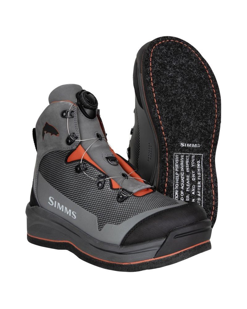 Simms Guide BOA Boot Felt pour la pêche à la mouche en torrent de montagne