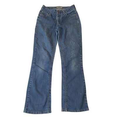 Riders by Lee Jeans Damen Medium W26 L29 blau Denim Bootcut flache Fronttaschen