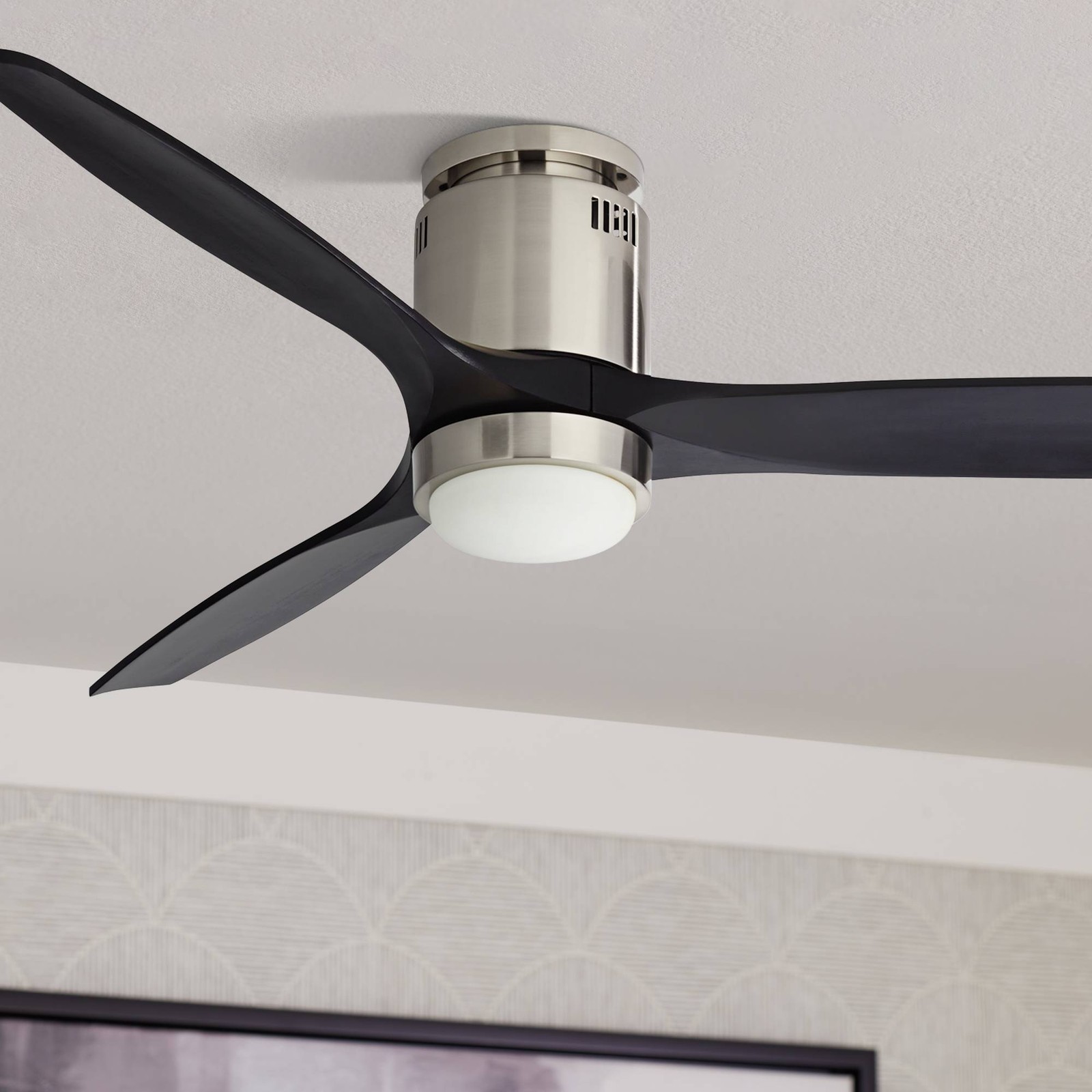 Dc Hugger Led Ceiling Fan With Remote