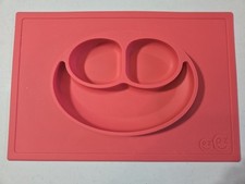 EZ PZ Happy Baby Toddler Training Mat Plate Bowl Substitute Silicone Food Eating