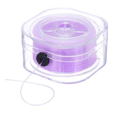 Elastic String for Bracelets,0.8mm Light Purple Stretch Bead Cord Strings ,82m