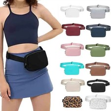 Women Waist Bag Zipper Fanny Pack Casual Chest Bag Outdoor Sports Crossbody Shou