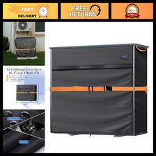 Waterproof Mini Split Air Conditioner Cover, 600D Outdoor AC Unit Protector, Fit