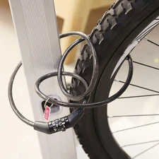 Anti theft Bike Mountain  Chain Lock Cable Steel Lock Safety Fixed