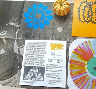 HOTLINE TNT CARTWHEEL CLEAR SPLATTER VINYL THIRD MAN LP NM + POSTER W/ INSERT