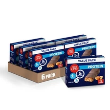 Chewy Protein Bars, Caramel Nut, Protein Snacks, 10 ct (Pack of 6)