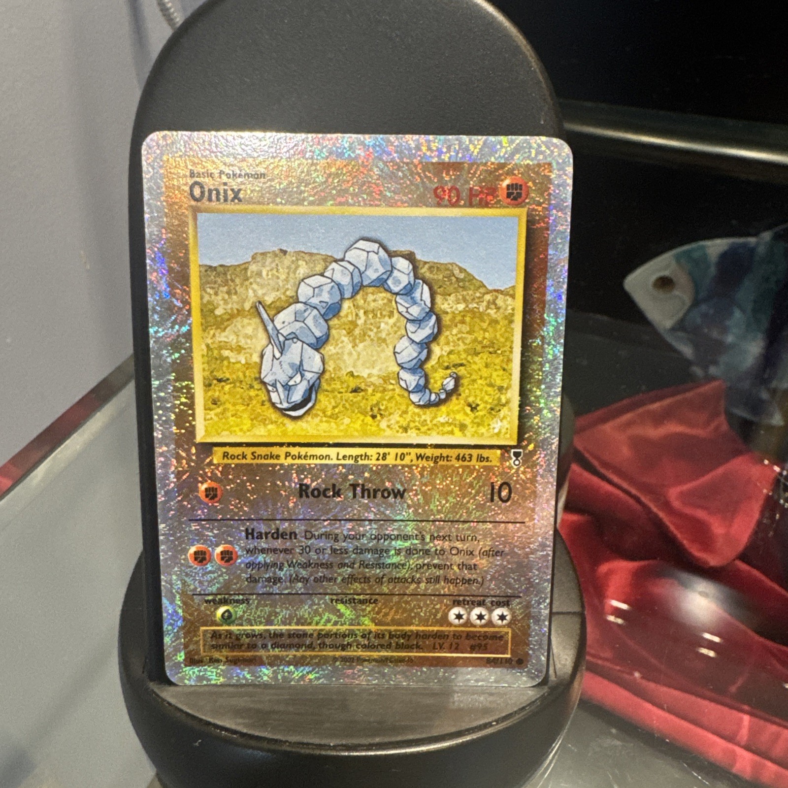 Pokemon Onix 84/110 Legendary Collection Reverse Holo Fireworks NM