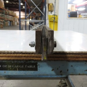 49-3/4" L Press Brake Extension Die Holder Block For 1/2" Tang (No Screw Holes)