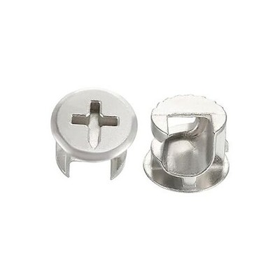 Cam Lock Nut -Pack - Good for Wood Wardrobe Table Bookshelf - 13x10mm(DxH) 20