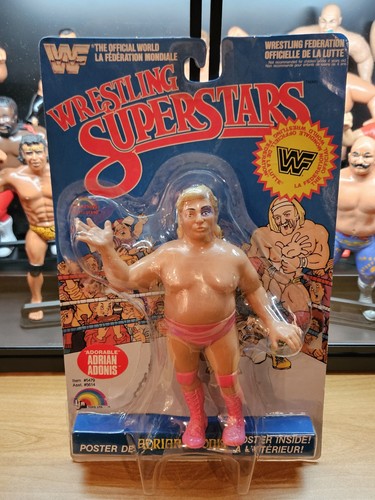  LJN ADORABLE ADRIAN ADONIS WWF Wrestling Supersta...