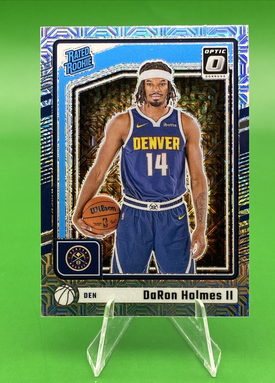 2024-25 Donruss Optic Rated RC Choice Mojo Prizm DaRon Holmes #262 Nuggets